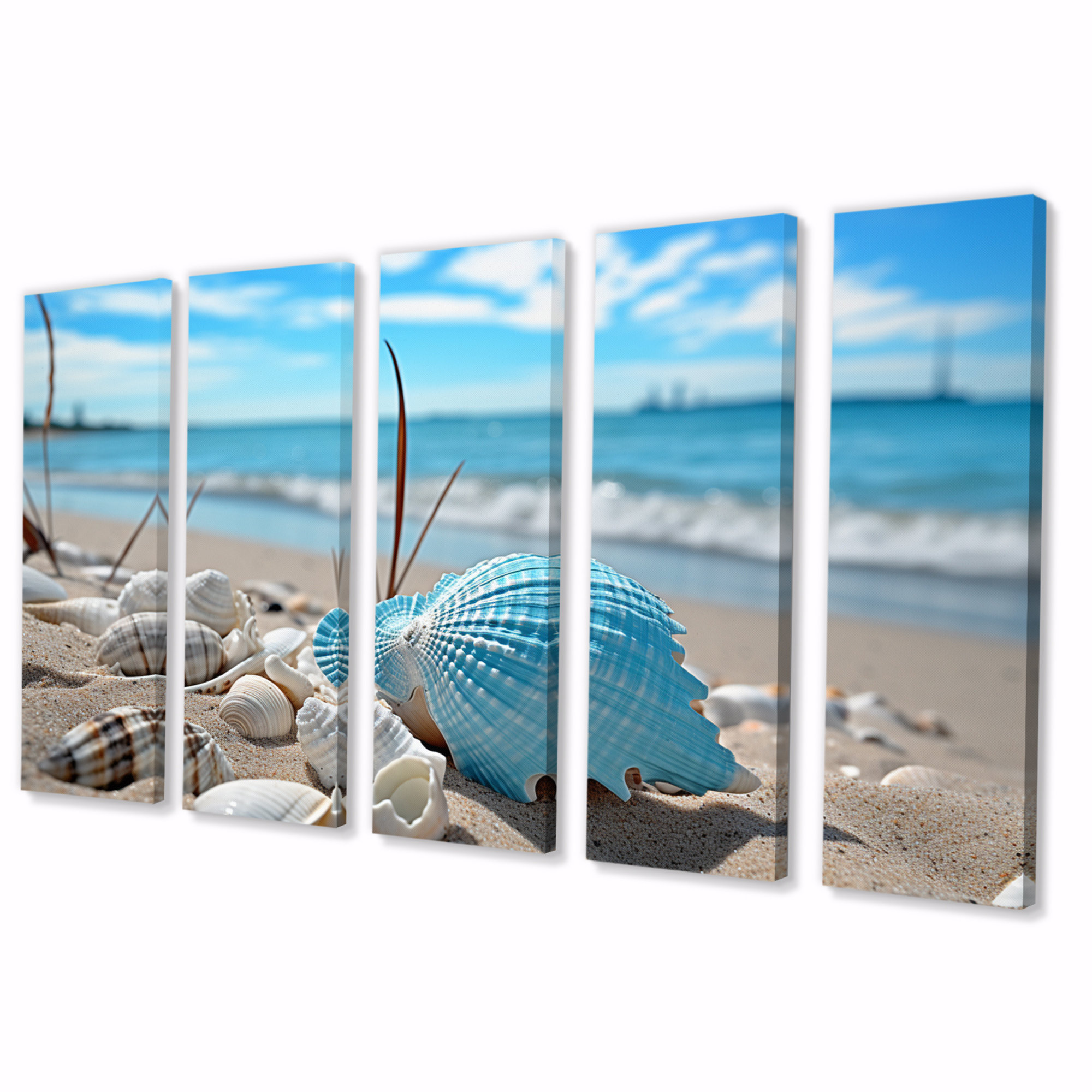 Design Art Minimalism Beachside Tranquility II Nautical & Beach Wall
